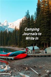 Camping Journals to Write In
