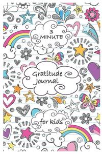 3 Minute Gratitude Journal for Kids