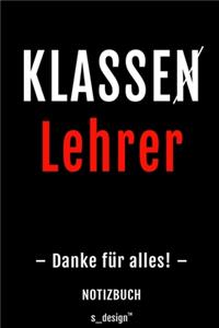 Notizbuch für Lehrer / Lehrerin / Erzieher - Abschiedsgeschenk / Dankeschön