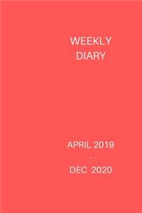 Weekly Diary 2019-2020