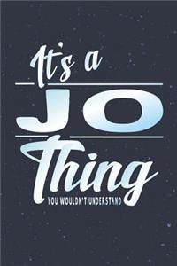 It's a Jo Thing You Wouldn't Understand