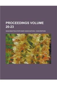Proceedings Volume 20-23
