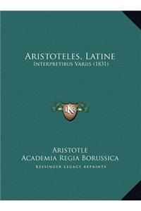 Aristoteles, Latine