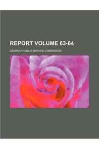 Report Volume 63-64