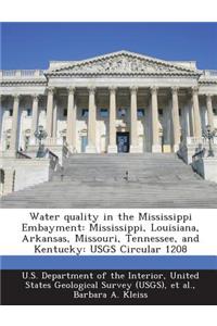 Water Quality in the Mississippi Embayment