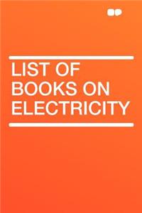 List of Books on Electricity