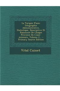 Turquie D'asie