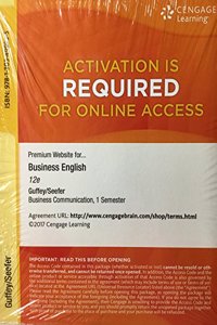 Student Premium Web Site, 1 Term (6 Months) Printed Access Card for Guffey's Business English, 12th