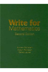 Write for Mathematics