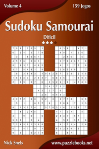 Sudoku Samurai - Difícil - Volume 4 - 159 Jogos