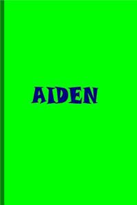 Aiden - Personalized Journal