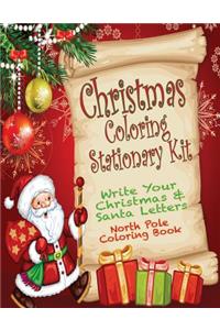 Christmas Coloring Stationary Kit