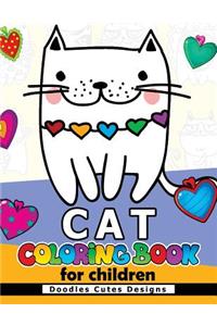 Cat Coloring Book for Children