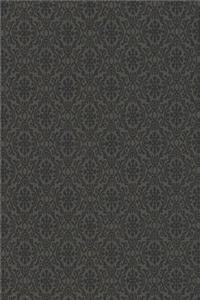 Journal Pretty Damask Design Dark Colors