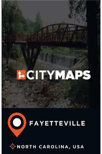 City Maps Fayetteville North Carolina, USA
