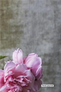 Floral Journal - Pink Rose