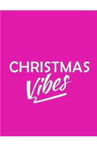 Christmas Vibes Notebook