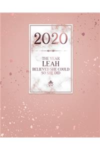 2020 The Year Leah Believed She Could So She Did