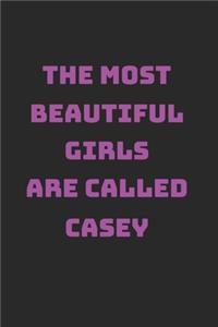 Casey Girl Woman Notebook