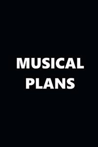 2020 Daily Planner Musical Theme Musical Plans 388 Pages