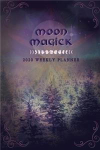 2020 Moon Magick & Gratitude Planner (Colorful Witch Datebook, Moon Phases, Pagan Sabbats, Wheel of the Year)
