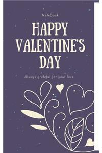 Happy Valentine's day notebook