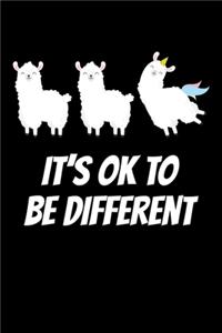 It's Ok to Be Different