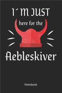 I´m just here for the Aebleskiver. Notebook