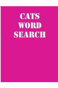 Cats word search