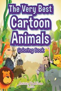 The Very Best Cartoon Animals Coloring Book
