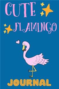 Cute Flamingo Journal