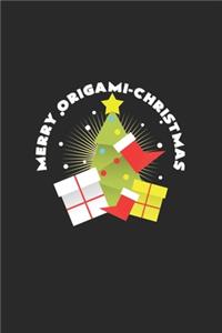 Merry origami christmas