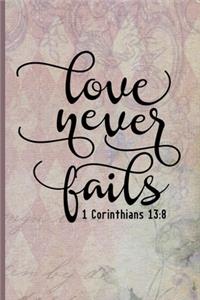 Love Never Fails 1 Corinthians 13