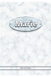 Marie - Lined Notebook