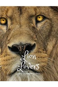 Lion Lovers 2020 Calendar Journal