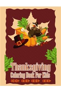 Thanksgiving Coloring Book For Kids