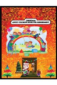 Christmas Adult Coloring Book for Refreshment