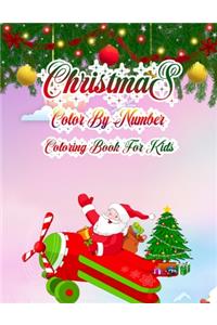 Christmas Color By Number Coloring Book For Kids