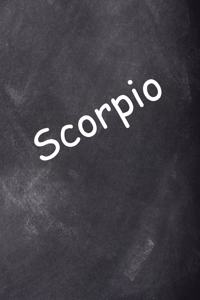 2020 Daily Planner Scorpio Zodiac Horoscope Chalkboard 388 Pages