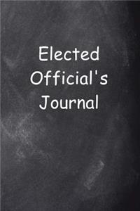 Elected Official's Journal Chalkboard Design