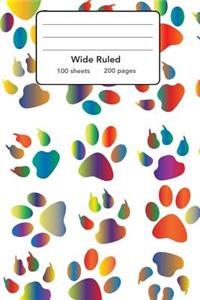 Wide Ruled Composition Notebook 6