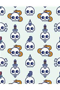 Skull Notebook