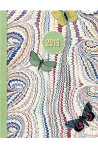 2019 Planner; Butterfly Green