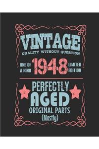 Vintage Quality Without Question One of a Kind 1948 Limited Edition Perfectly Aged Original Parts Mostly