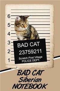 Bad Cat Siberian Notebook