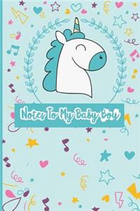 Notes to My Baby Boy