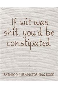 Bathroom Brainstorming Book