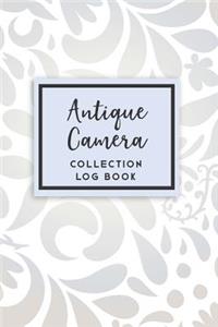 Antique Camera Collection Log Book