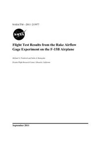Flight Test Results from the Rake Airflow Gage Experiment on the F-15b Airplane
