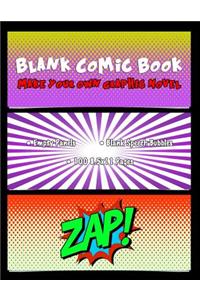 Blank Comic Book Make Your Own Graphic Novel